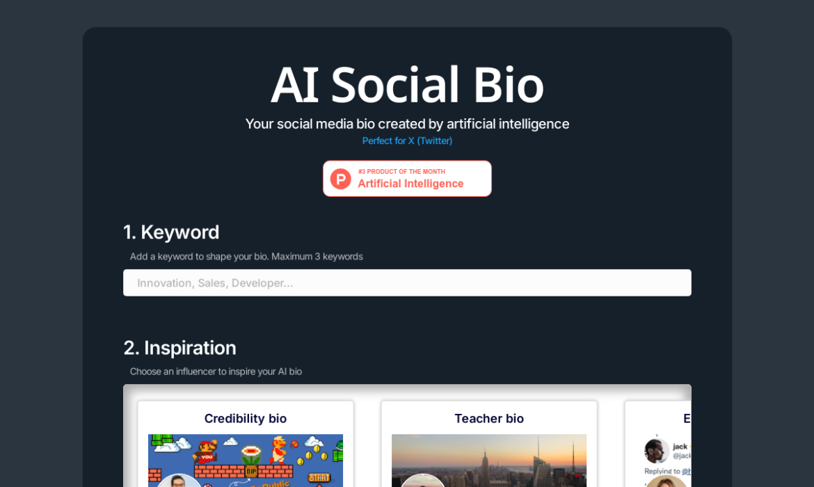 AI Social Bio