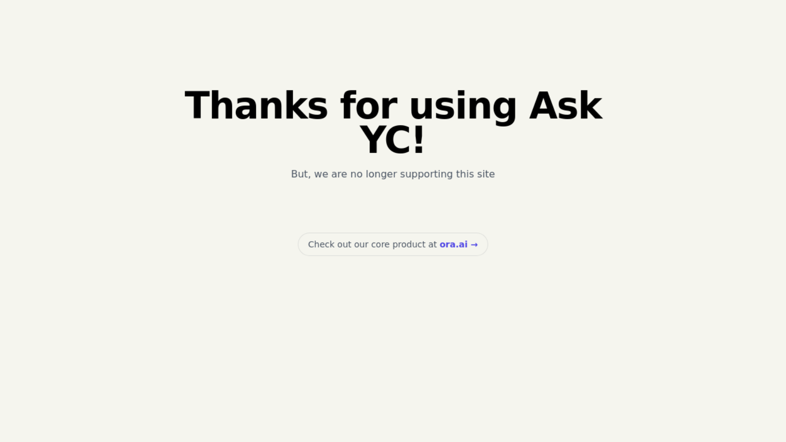 Ask YC