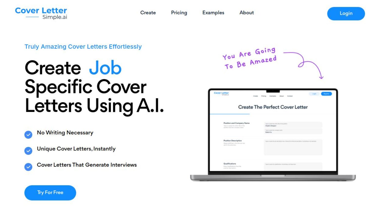 CoverLetterSimple.ai